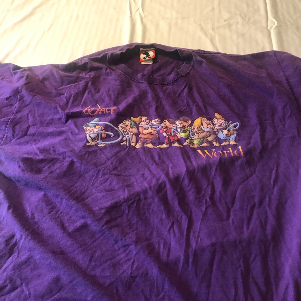 Disney 25th Anniversary Purple Seven Dwarfs Tee